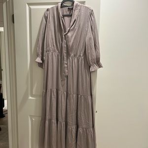 Skies Are Blue Ruffled Tiered Maxi Dress